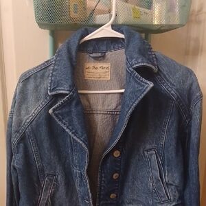 Now or Never We The Free Classic Blue Denim Jacket